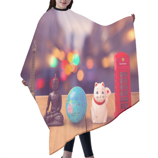Personality  Souvenirs From Around The World Hair Cutting Cape