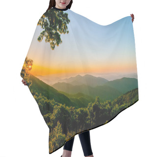 Personality  Blue Ridge Parkway Early Morning Hair Cutting Cape