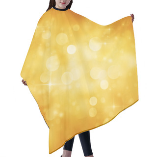 Personality  Festive Golden Background Hair Cutting Cape