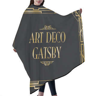 Personality  Gatsby Art Deco Background Hair Cutting Cape