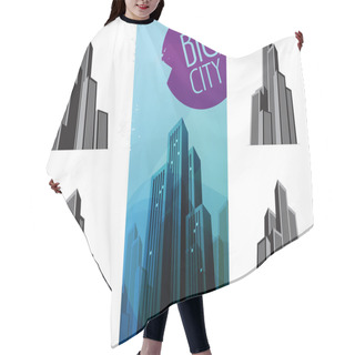 Personality  City Icons Hair Cutting Cape