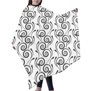 Personality  Swirls Seamless Ornament Vector Hair Cutting Cape