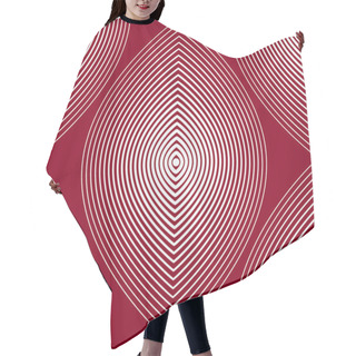 Personality  Geometric Moire  Background  Hair Cutting Cape