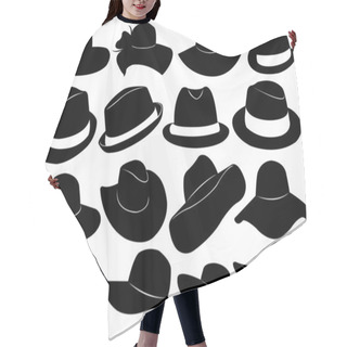 Personality  Hats Illustration Hair Cutting Cape
