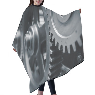 Personality  Cog Wheels Hair Cutting Cape