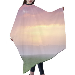 Personality  Colorful Magical Foggy Morning Hair Cutting Cape