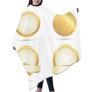 Personality  Gold Seal Set Hair Cutting Cape