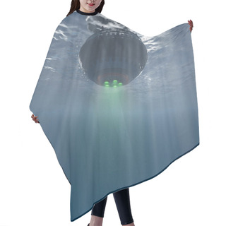 Personality  Ufo Floating Underwater Hair Cutting Cape