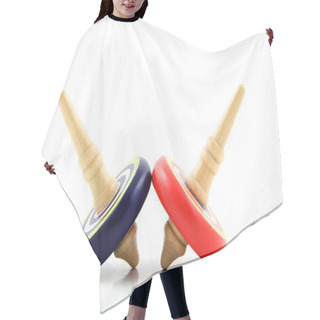 Personality  Two Spinning Tops Hair Cutting Cape
