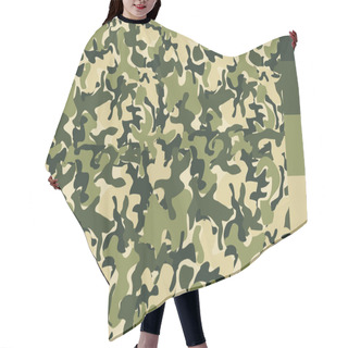 Personality  Camouflage Pattern Design Hair Cutting Cape