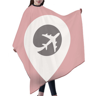 Personality  Air Travel Icon Hair Cutting Cape