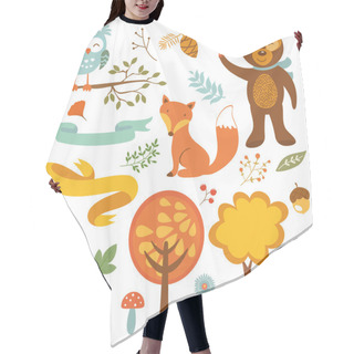 Personality  Forest Animals Hair Cutting Cape