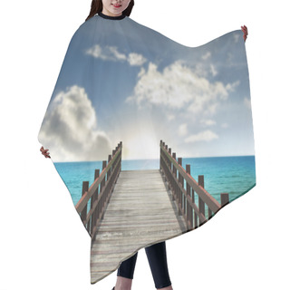 Personality  Tropical Landscape Hair Cutting Cape