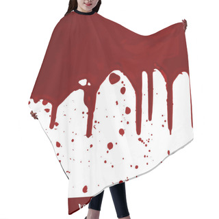Personality  Splattered Blood Stains Hair Cutting Cape
