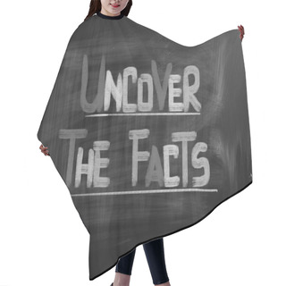 Personality  Uncover The Facts Concept Hair Cutting Cape