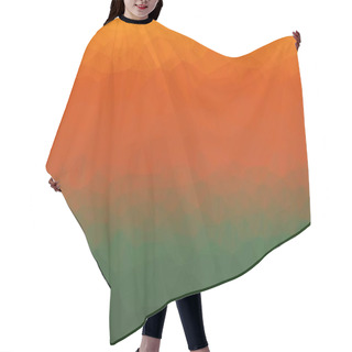 Personality  Abstract Geometric Background With Poly Pattern Hair Cutting Cape
