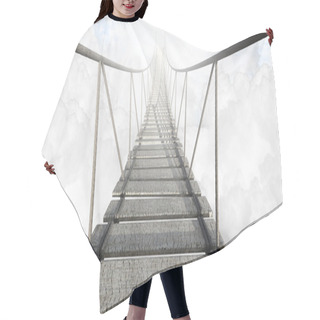 Personality  Rope Bridge Above The Clouds Hair Cutting Cape