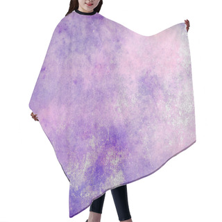 Personality  Abstract Purple Background Texture Hair Cutting Cape