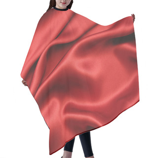Personality  Red Silk Textile Background Hair Cutting Cape