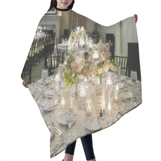 Personality  Elegant Table Setting Hair Cutting Cape