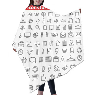 Personality  Web Icons Hair Cutting Cape