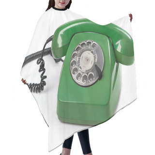 Personality  Green Retro Telephone Hair Cutting Cape