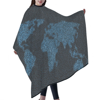 Personality  Digital Connections World Wide Web Hair Cutting Cape