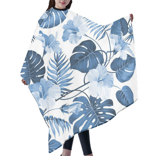 Personality  Topical Palm Leaves. Hair Cutting Cape