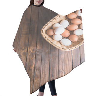 Personality  Chicken Eggs In Basket Hair Cutting Cape