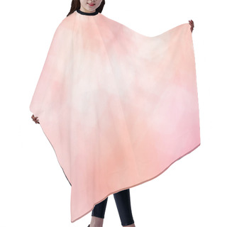 Personality  Vintage Blurred Bokeh Spring Pink Soft Pastel Background. Hair Cutting Cape