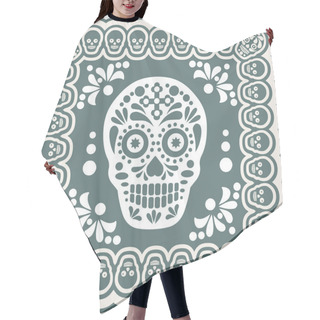 Personality  Holy Death, Day Of The Dead, Mexican Sugar Skull, Vintage Design T Shirts Hair Cutting Cape