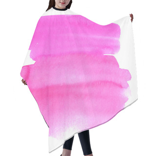 Personality  Pink Abstract Watercolor Background With Paper Texture Hair Cutting Cape