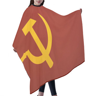 Personality  Soviet Flag Hair Cutting Cape