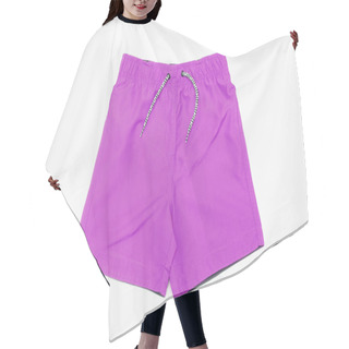 Personality  Shorts For Swimming On A White Background Isolated Hair Cutting Cape