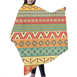 Personality  Ethnic Strips Motifs Hair Cutting Cape