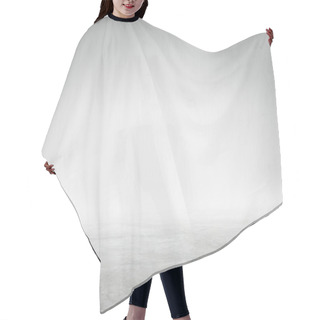 Personality  Cement Wall And Floor Hair Cutting Cape