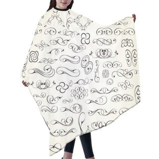 Personality  A Large Set Of Design Elements For Your Projects. Hair Cutting Cape