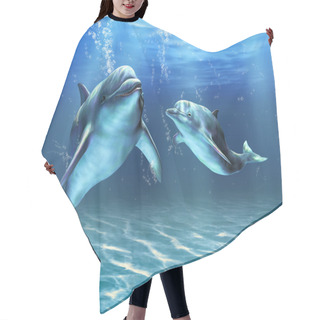 Personality  Dolphins Hair Cutting Cape