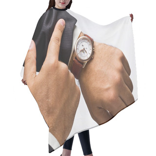Personality  Watch Hair Cutting Cape
