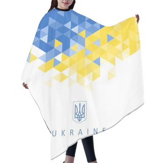 Personality  The National Symbol Of The Ukraine - Abstract Background Hair Cutting Cape