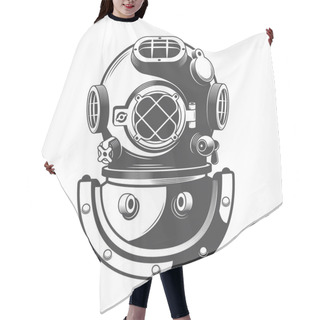 Personality  Vintage Diving Helmet Hair Cutting Cape
