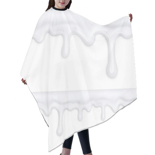 Personality  White Doughnut Glaze Hair Cutting Cape