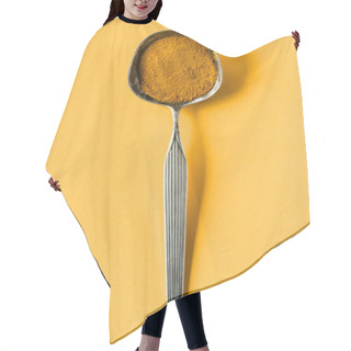 Personality  Metal Spoon With Curry Powder Hair Cutting Cape