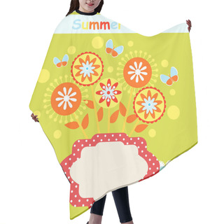 Personality  Independence Day Postcard Design Hair Cutting Cape