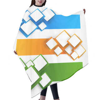 Personality  Set Of Banners Hair Cutting Cape