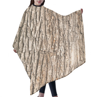 Personality  Tree Bark Texture Hair Cutting Cape