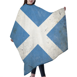 Personality  Grunge Flag Scotland Hair Cutting Cape