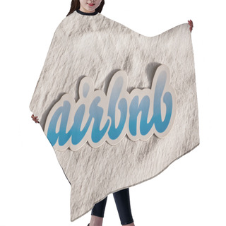 Personality  Illustrative Editorial Picture Of Logo AirBnb, Online Platform For Accommodation Worldwide, Founded In 2008 Hair Cutting Cape