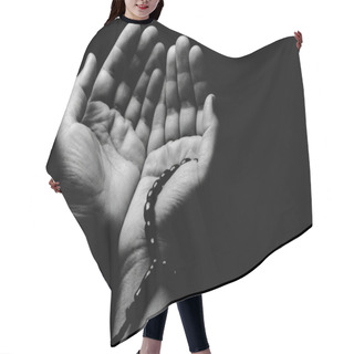 Personality  Hands Up, Islamic Praying Hair Cutting Cape