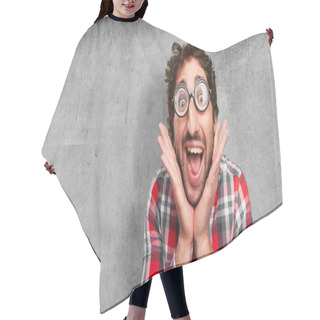 Personality  Crazy Happy Man Hair Cutting Cape